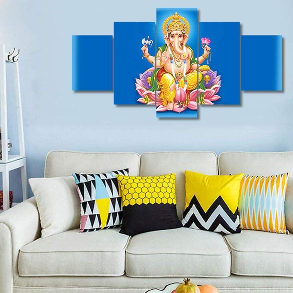 Affiche imprime sur toile du Seigneur Ganesha, lphant hin... - 4