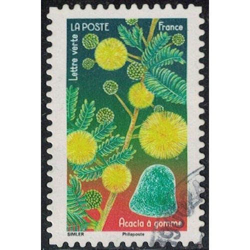 France 2022 Oblitéré Used Fleurs Et Douceurs Acacia À Gomme Y&T Fr 2135 Su