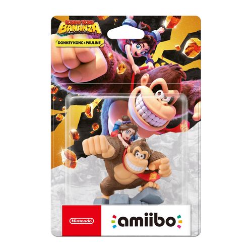 Figurine Amiibo Bananza - Donkey Kong Et Pauline Nintendo