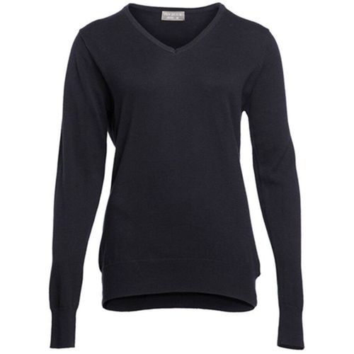 Pull Col V - Femme - Pk451 - Bleu Marine