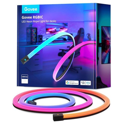 Éclairage Connecté Govee Rgbic Led Neon Rope Lights For Desks