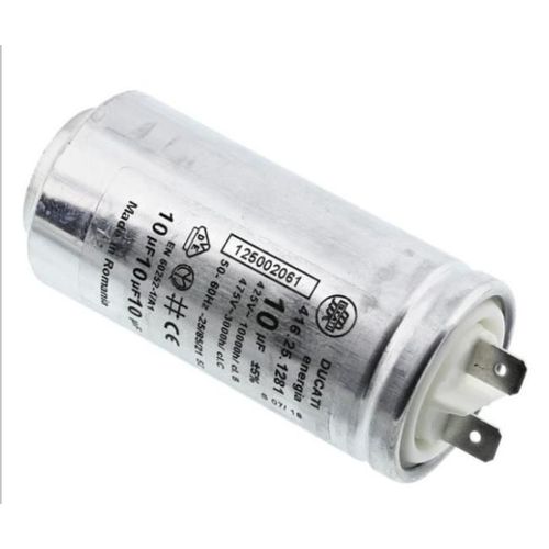Condensateur 10mf d'origine Sèche-linge (1250020615 AEG ZANUSSI ELECTROLUX FAURE JEKEN)