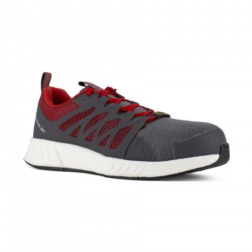 Baskets De Sécurité Fusion Flexweave Safety S1p Src - Gris Et Rouge - Taille 37 Reebok