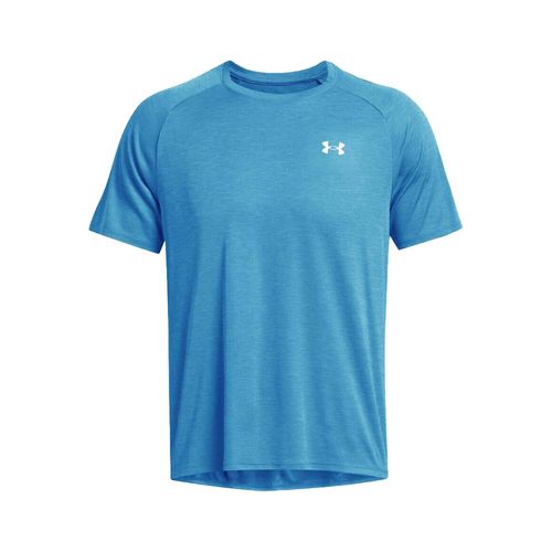 Tee Shirt Manches Courtes Under Armour Ua Tech Textured Ss Bleu Roy Xl