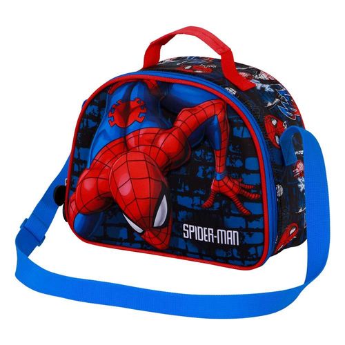 Sac Repas 3D - Marvel Spiderman Wall - Rouge - Taille Unique