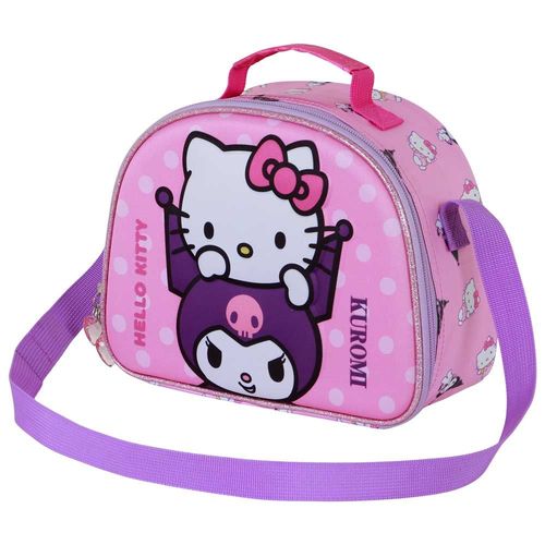 Sac Repas 3D - Hello Kitty Playful - Rose- Taille Unique