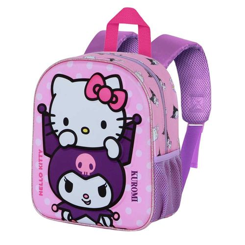 Sac à Dos 3D Elite - Hello Kitty Playful - Rose- Taille Unique