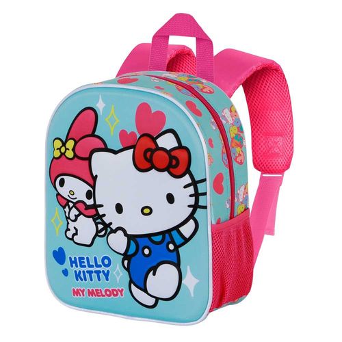 Sac à Dos 3D Elite - Hello Kitty Friendship - Bleu- Taille Unique