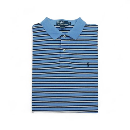 Reconditionné - Polo Manches Courtes Homme - Taille L - Homme - Bleu Clair