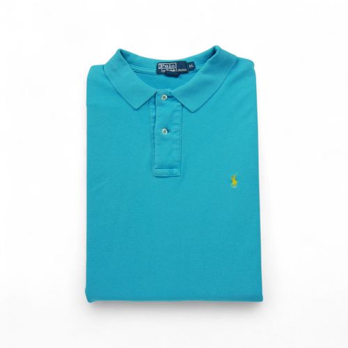 Reconditionné - Polo Manches Courtes Homme Turquoise - Taille Xl - Homme - Turquoise