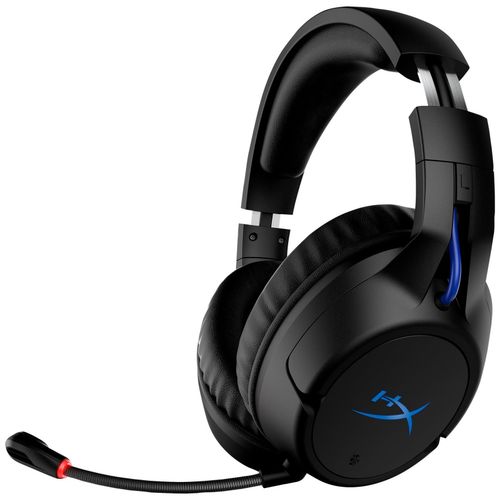 HyperX Cloud Flight Gaming - Micro-casque - circum-aural - 2,4 GHz - sans fil - jack 3,5mm - noir, bleu - pour Victus by HP Laptop 15, 16; Laptop 14, 15, 17; Pavilion x360 Laptop; Pro 290 G9
