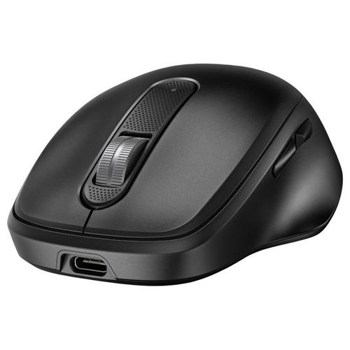 HP 515 - Souris - taille complète, rechargeable ultra-rapide - 5 boutons - sans fil - 2.4 GHz - récepteur sans fil USB - noir