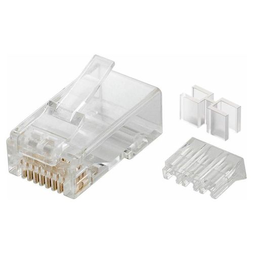MicroConnect Modular Plug - Connecteur de réseau - RJ-45 (M) - non blindé - CAT 6 - solide, bloqué (pack de 10)
