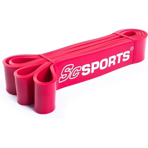 Scsports® Bande De Fitness - 2 M, Élastique, En Latex Naturel - Bande D'entraînement, Résistance, Yoga, Pilates