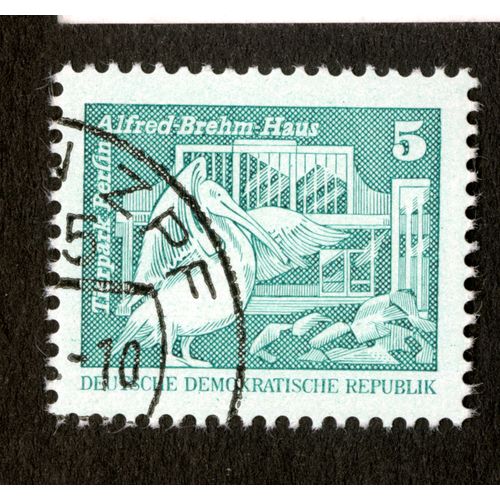 Timbre Oblitéré Deutsche Demokratische Republik, Tierpark Berlin Alfred-Brehm Haus, 5