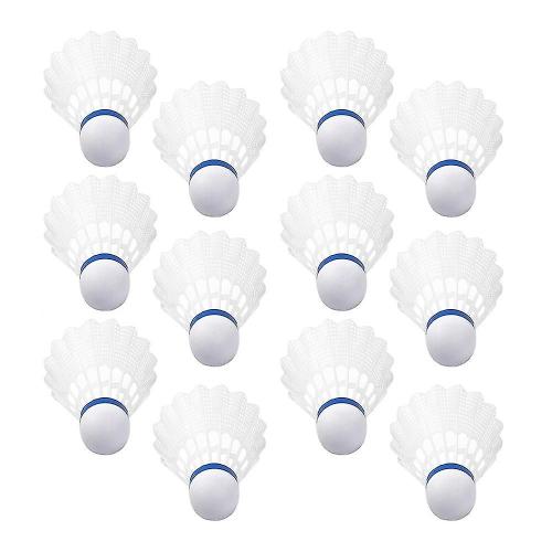 Bleu 12 Pièces/Ensemble Balles De Badminton Accessoires De Sport De Gymnastique Blanc