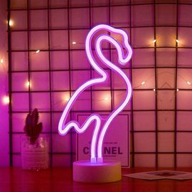 Led Flamingo Néon Signes Enseignes Au Néon Lampes Flamingo Néons Décor De Chambre