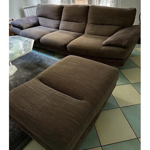 Canapé Taupe Design Et Comfort - Comme Neuf