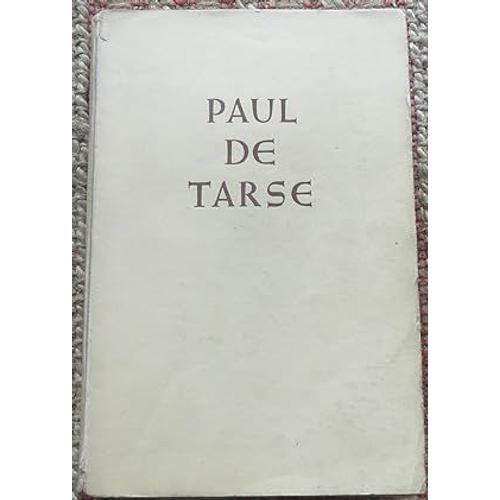 Paul De Tarse , Par J. Holzner