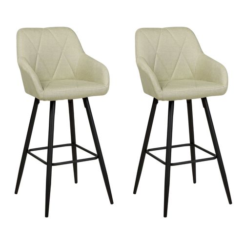 Lot De 2 Chaises De Bar Darien Vert Clair