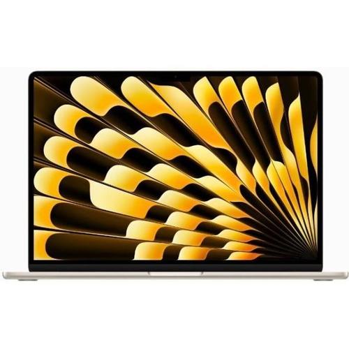 Apple MacBook Air 15" MQKU3FN/A - Mi-2023 - M2 8 Go RAM 256 Go SSD Lumière stellaire AZERTY