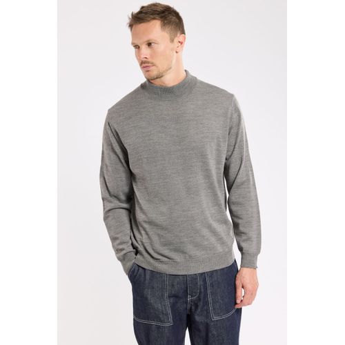 Pull Col Montant - Laine Mérinos Et Acrylique