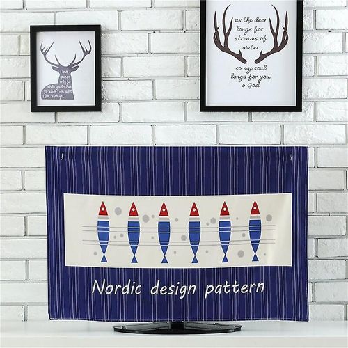 Housse En Tissu Anti-Poussière Pour Ordinateur De Bureau, 150x92cm, Pour Jeu Tv, Décoration De La Maison, Pour Noël Et Nouvel An, 1070 16