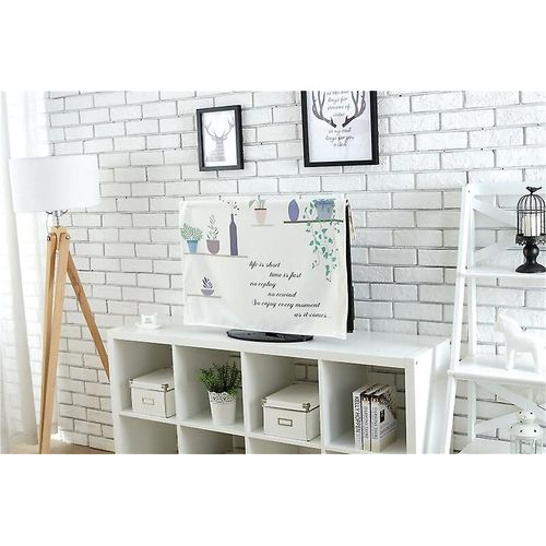 Couverture En Tissu Anti-Poussière Pour Ordinateur De Bureau, 150x92cm, Pour Jeu Tv, Décoration De La Maison, Pour Noël Et Nouvel An, 1070 25