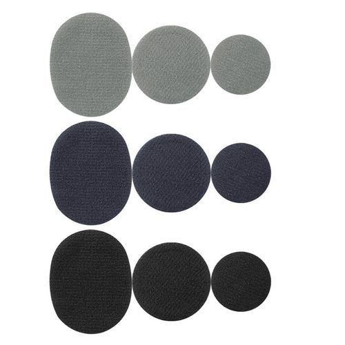 Kit De Patchs Pour Chaussures Rondes Multi-Tailles (3 Couleurs, 18 Pièces)