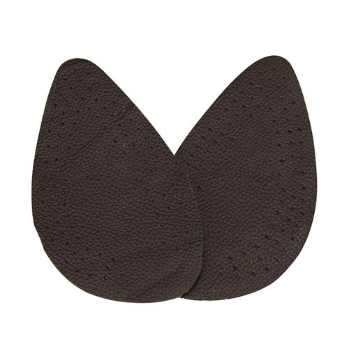 Demi-Semelles Intérieures En Cuir Pour Talons Hauts, Coussins D'avant-Pied Le Noir