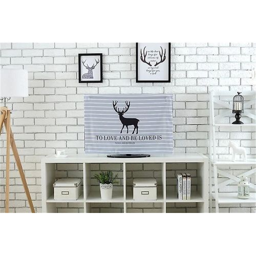 Housse En Tissu Anti-Poussière Pour Ordinateur De Bureau, 150x92cm, Pour Jeu Tv, Décoration De La Maison, Pour Noël Et Nouvel An, 1070 27