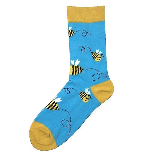 Hommes Femmes Chaussettes En Coton Fruits Animaux Chaussettes Décontractées Drôles Nouveauté Cadeau D
