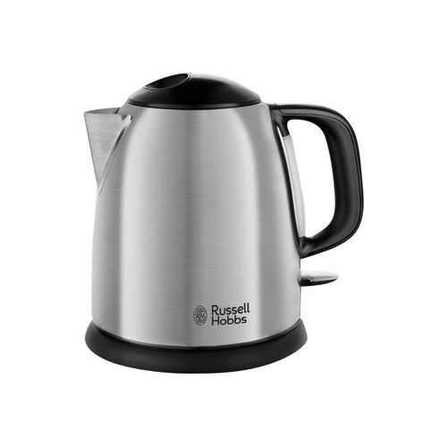 Russell Hobbs Adventure 24991-70 - Bouilloire - 1 litre - 2.4 kWatt - Noir mat / inox brossé