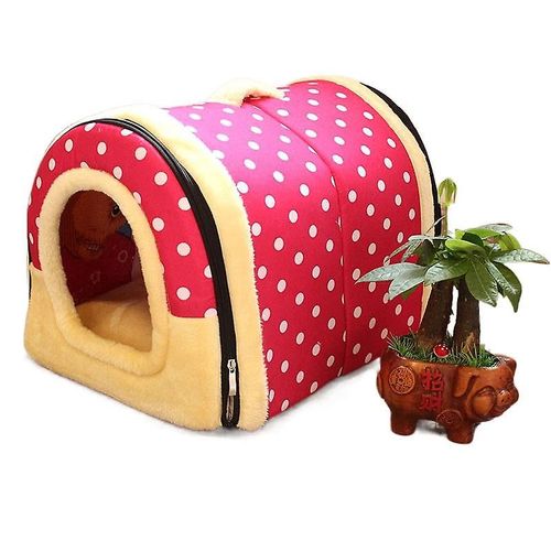 Chenil D'usine Quatre Saisons Disponible Chenil Fermé Hiver Chaud Chenil Pour Animaux De Compagnie Été Cool Maison Pour Chat L Rose