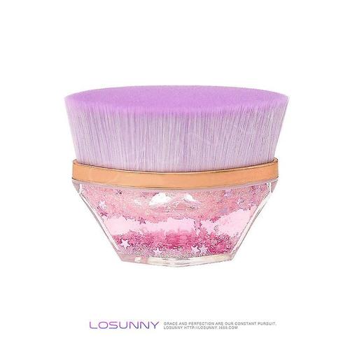 Pinceaux De Maquillage Pour Bb Crème Poudre Fond De Teint Maquillage Pour Femmes Brosse Outil Cosmétique Violet 