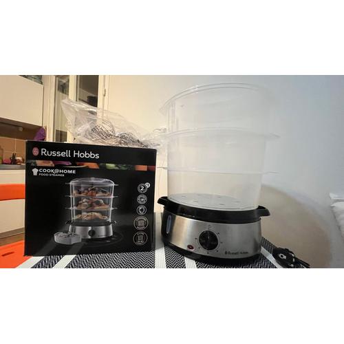 Russell Hobbs Cook@home Food Steamer - Cuiseur Vapeur 9 L (Grande capacité)