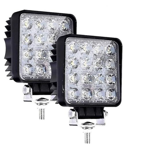 Lampes De Travail Led De Bonne Qualité, 2 Barres Lumineuses Led De 48w, Adaptées Aux Véhicules Tout-Terrain Et Aux Tracteurs