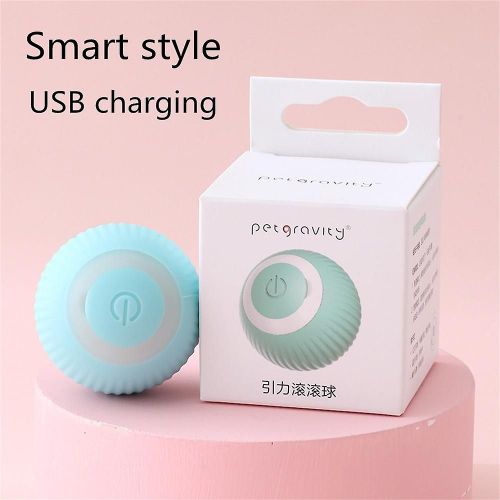 Smart Électrique Chien Jouet Chat Attraper Balle Auto-Mobile Auto Roulement Balles Pour Animaux De Compagnie Chiot Jeux Jouet Intérieur Chaton Interactif Jouer Jouets 10 1 Pc