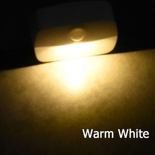 Veilleuse Led Avec Capteur De Mouvement Intelligent, Prise Européenne, 220v, Applique Murale Pour La Maison, Allée, Toilettes, Couloir, Escalier, Cuisine, Chambre À Coucher, Lampe De Nuit, Blanc Chaud, Eu