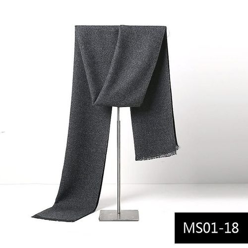 Écharpe En Imitation Cachemire Pour Hommes, Foulard Chaud, Automne-Hiver, 180x30cm, Ms01-18