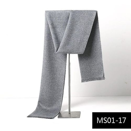 Écharpe En Imitation Cachemire Pour Hommes, Foulard Chaud, Automne-Hiver, 180x30cm, Ms01-17