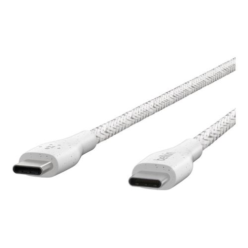 Belkin BOOST CHARGE - Câble USB - 24 pin USB-C (M) pour 24 pin USB-C (M) - 1.2 m - blanc