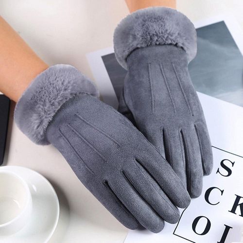 Gants En Velours Pour Femmes, Chauds, Coupe-Vent, Neige, Ski, Cyclisme, Mitaines, Taille Unique, Couleur D