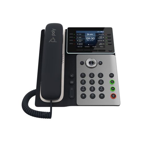 Poly Edge E300 - Téléphone VoIP avec ID d'appelant/appel en instance - (conférence) à trois capacité d'appel - SIP, SDP