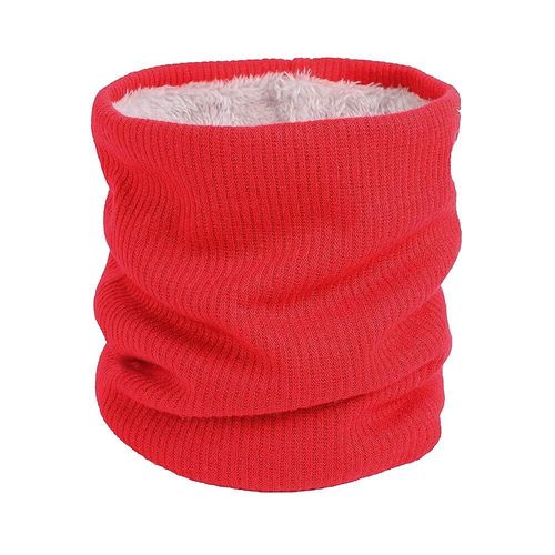 Bavoir Tricoté À Boucle Unique Pour Femme, Épais, En Velours, Pull De Couple, Couleur Unie, Chaud, Style Automne-Hiver, Taille Unique, Rojo, Automne Et Hiver