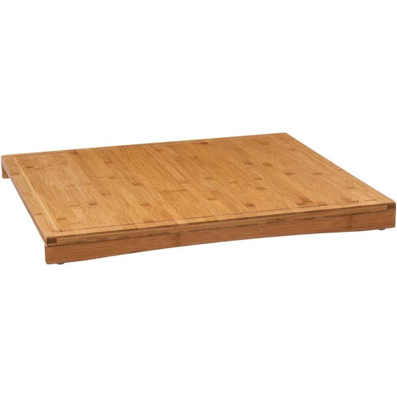 Cache plaque de cuisson en bambou - Beige - L