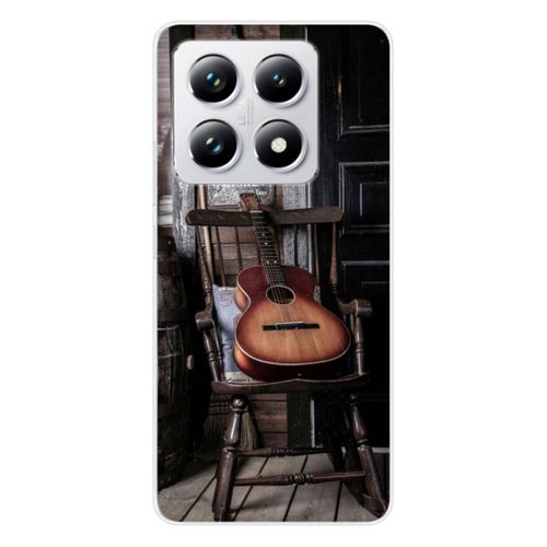 Coque En Silicone - Compatible Xiaomi 14t Pro - Design Guitare