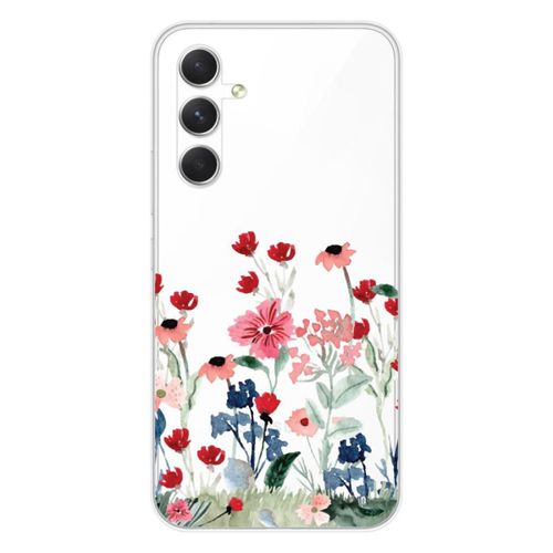 Coque En Silicone - Compatible Samsung Galaxy A54 5g - Design Printemps En Fleurs