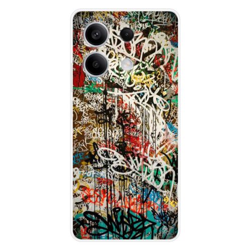 Coque En Silicone - Compatible Xiaomi Redmi Note 13 5g - Design Graffiti 1