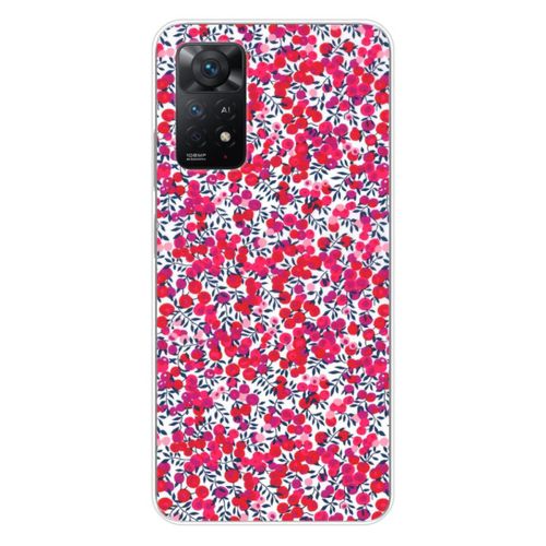 Coque En Silicone - Compatible Xiaomi Redmi Note 11 Pro Plus 5g - Design Liberty Wiltshire Rouge
